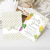 Locally Grown Baby Shower Einladung