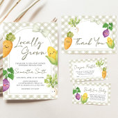 Locally Grown Baby Shower Einladung