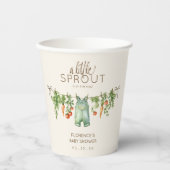 Locally Grown Baby Shower Party Pappbecher (Vorderseite)