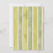 Locally Grown Baby Shower Pear Watercolor Rustic Einladung (Rückseite)