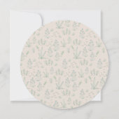 Locally Grown Chocolate Retriever Baby Shower Einladung (Rückseite)