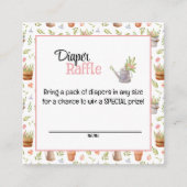Locally Grown Diaper Raffle Card Begleitkarte (Vorderseite)