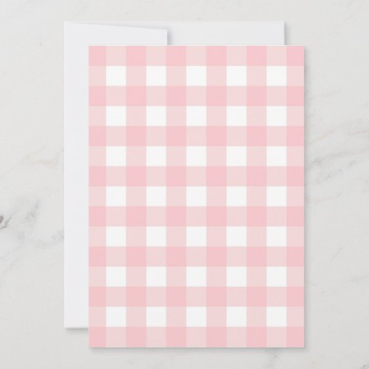 Locally grown Girl baby shower little sprout Einladung (Rückseite)