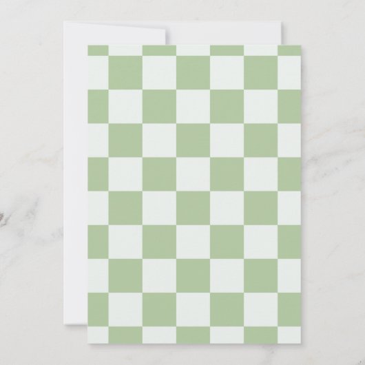 Locally Grown Rustic Hand-Drawn Baby Shower Einladung (Rückseite)