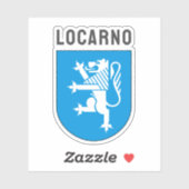 Locarno Wappen, Schweiz Aufkleber (Blatt)
