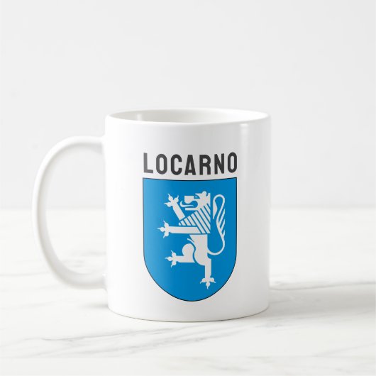 Locarno Wappen, Schweiz Kaffeetasse (Links)