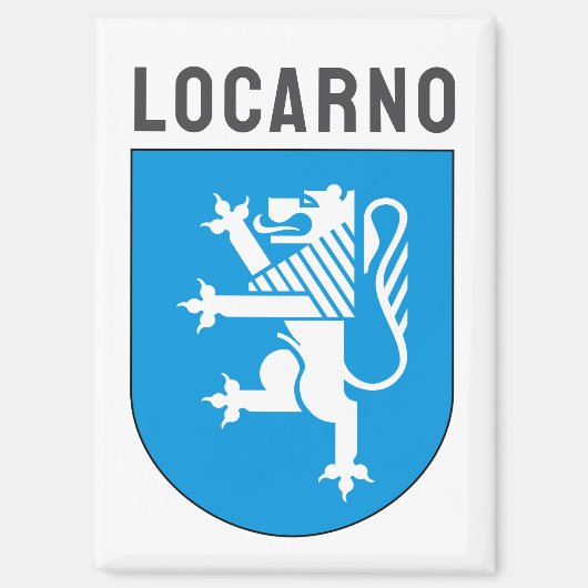 Locarno Wappen, Schweiz Magnet (Vorderseite)