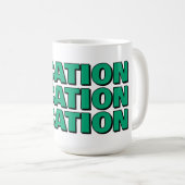 Location location location funny realtor gift kaffeetasse (VorderseiteRechts)