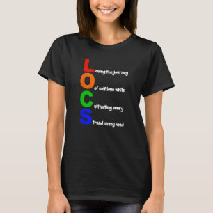 Locations Akronym Zitat Inspirational Newly Loc'd T-Shirt