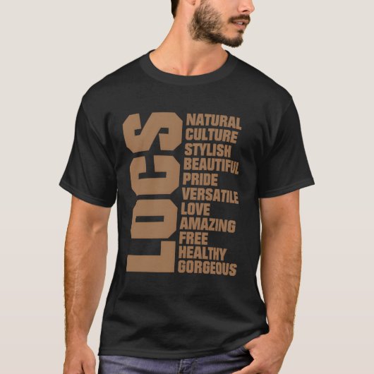Locations Celebration Natural Hair T-Shirt (Vorderseite)