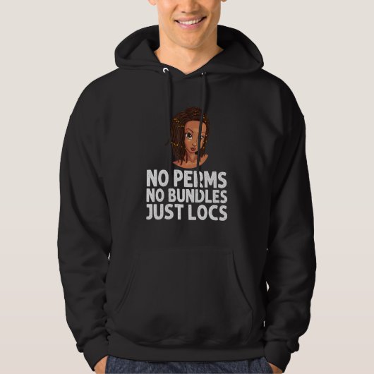Locations for Men Dreadlock Braid Afro Haare Hoodie (Vorderseite)