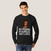 Locations for Men Dreadlock Braid Afro Haare T-Shirt (Vorne ganz)