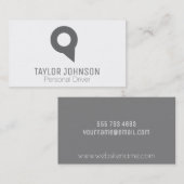 Locator-Button Visitenkarte (Vorne/Hinten)