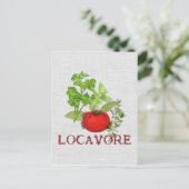 Locavore Postkarte (Stehend Vorderseite)