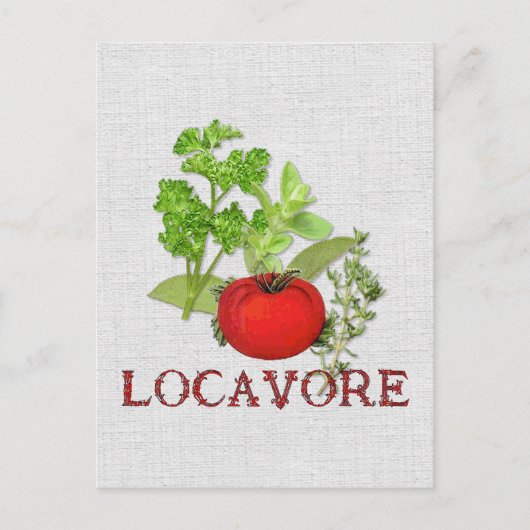 Locavore Postkarte (Vorderseite)