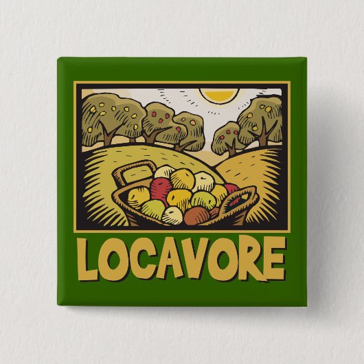 Locavore Slow Food Button (Vorderseite)