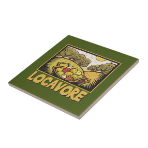 Locavore Slow Food Fliese