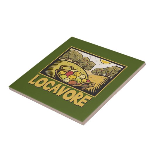 Locavore Slow Food Fliese (Seite)