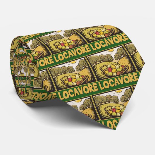 Locavore Slow Food Krawatte (Gerollt)