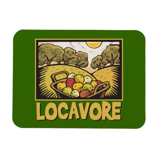 Locavore Slow Food Magnet (Horizontal)