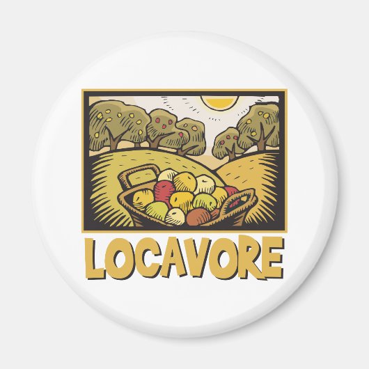 Locavore Slow Food Magnet (Vorne)