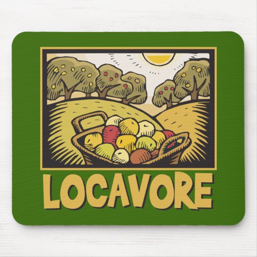 Locavore Slow Food Mousepad (Vorne)