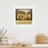 Locavore Slow Food Poster (Küche)