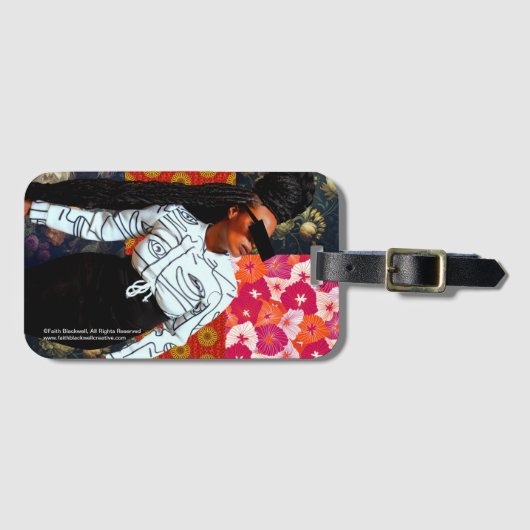 Loc'd to side Luggage Tag Gepäckanhänger (Vorderseite (Horizontal))