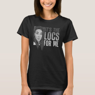 Loc'd up for Women Girls Black Melanin Locations T-Shirt