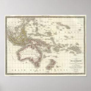 L'Oceanie - Ozeanien Poster