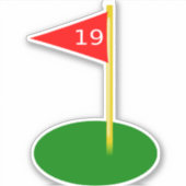 Loch 19 aufkleber (Vorderseite)