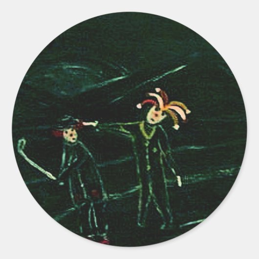 LOCH 7 RUNDER AUFKLEBER (Vorderseite)