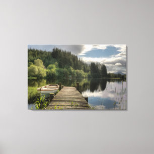 Loch Ard Anlegestelle Leinwanddruck