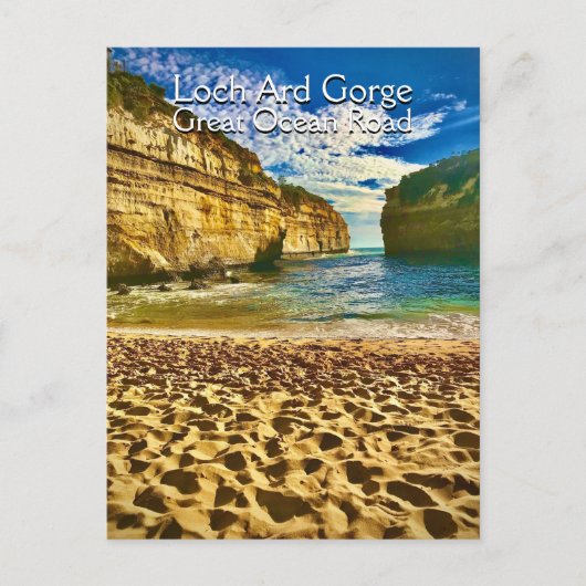 Loch Ard Gorge, Great Ocean Road Postkarte (Vorderseite)
