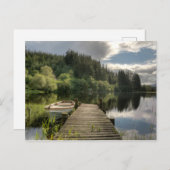 Loch Ard Jetty Postkarte (Vorne/Hinten)