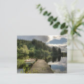 Loch Ard Jetty Postkarte (Stehend Vorderseite)