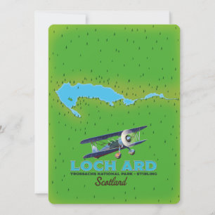 Loch Ard Trossachs Nationalpark, Stirling Karte