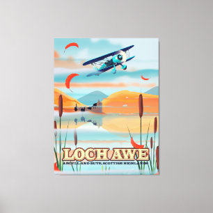 Loch Awe Scotland Reiseplakat Leinwanddruck