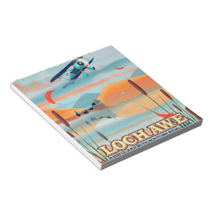 Loch Awe Scotland Reiseplakat Notizblock