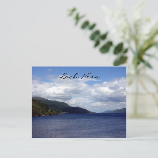 Loch blue postkarte (Stehend Vorderseite)