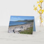 Loch Broom, Ullapool, Schottland Geburtstag Karte (Gelbe Blume)