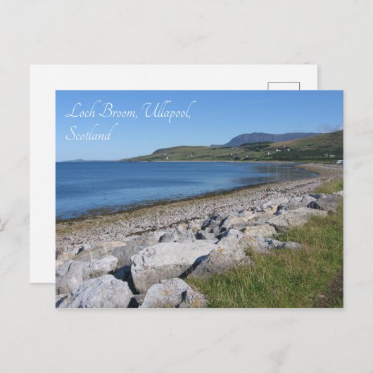 Loch Broom, Ullapool, Schottland Postkarte (Vorne/Hinten)