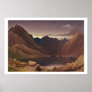 Loch Coruisk, Insel von Skye - Dämmerung, Poster