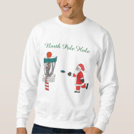 Loch-Disc-Golfsweatshirt Weihnachtsmanns Nordpol Sweatshirt