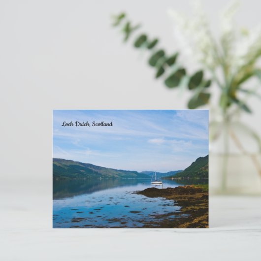 Loch Duich, Schottland Postcard Postkarte (Stehend Vorderseite)