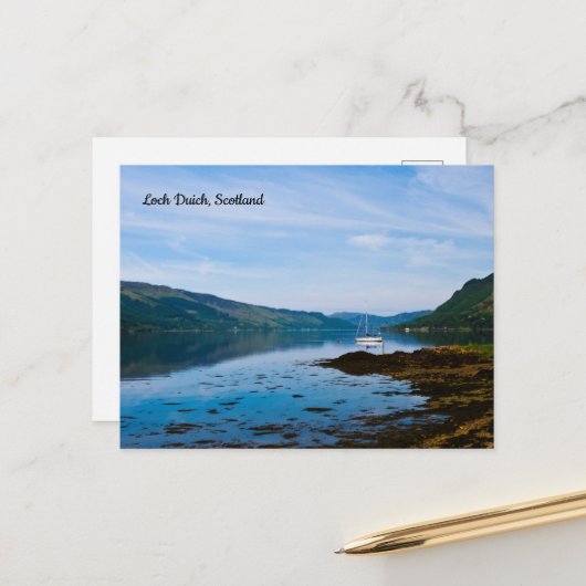 Loch Duich, Schottland Postcard Postkarte (Vorderseite/Rückseite Beispiel)