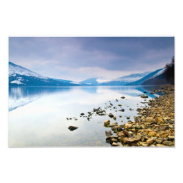 Loch Earn, Scotland Foto Print