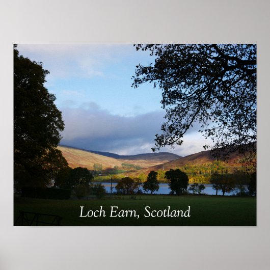 Loch Earn Scotland Poster (Vorne)