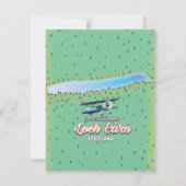 Loch Earnmap Scotland Vintage Karte (Rückseite)