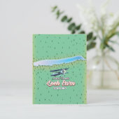 Loch Earnmap Scotland Vintage Karte (Stehend Vorderseite)